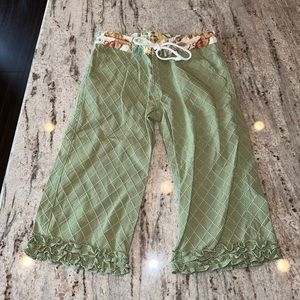 Girls size 4 sage green Trish scully pants